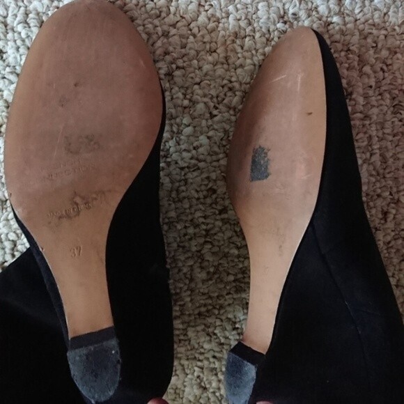 French connection black suede boots size 36.5 - Picture 8 of 8